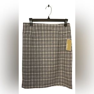 Michael Kors plaid pencil skirt